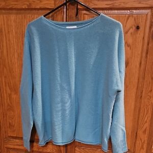 Light Blue Merino Wool/cashmere Sweater